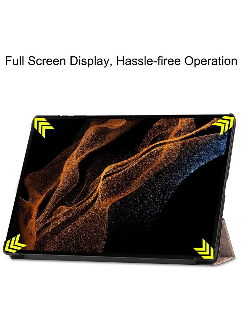 Hard Shell Smart Cover Protective Slim Case For Samsung Galaxy Tab S9 Ultra - Image 4